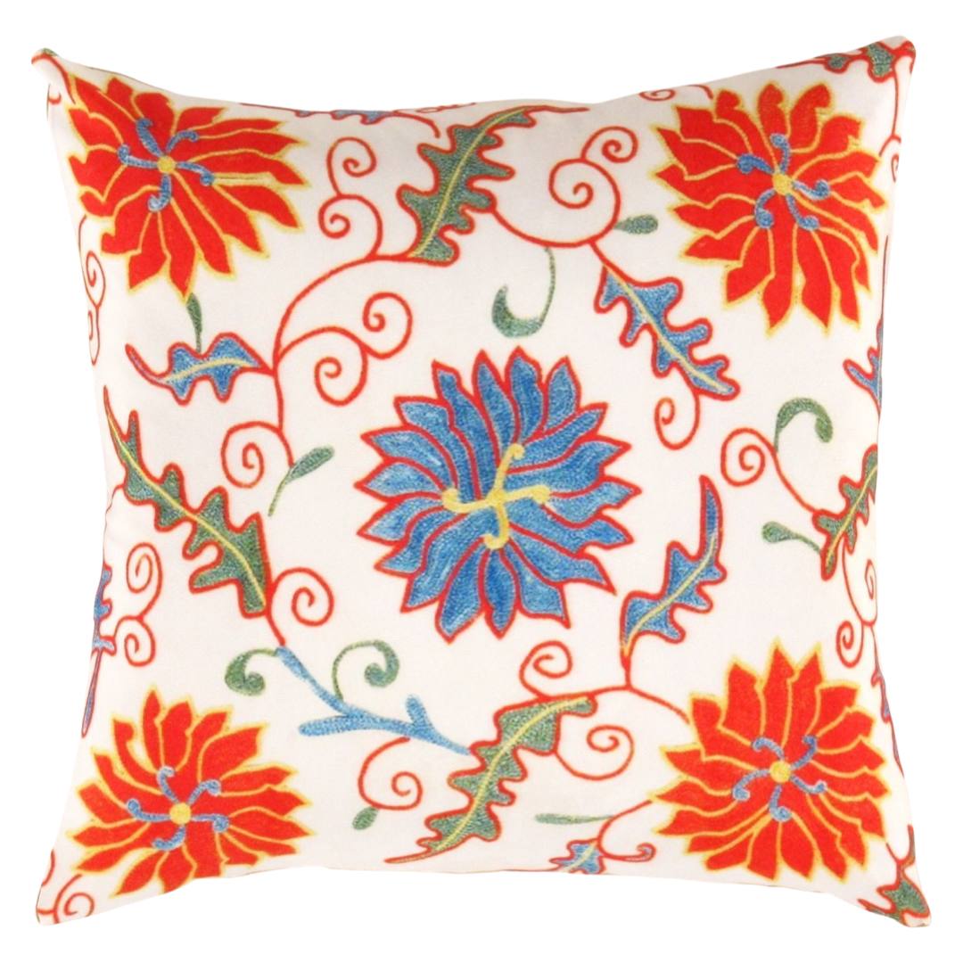 Turkish Suzani Design pillow 20'' X 20''